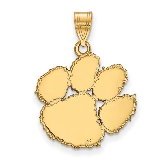 10k Yellow Gold Clemson U Large Pendant